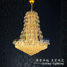 Большой роскошный привесной светильник, кристаллический канделябр потолка света-70014